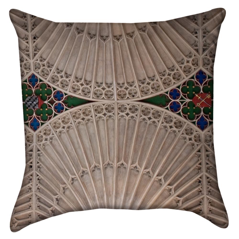 Small Arabic Church Fanned Design Throw Pillow