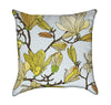 Baroque Magnolia Flowers Throw Pillow