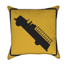 Fire Engine Emergency Vehichle Yellow Throw Pillow