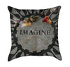 Beatles Imagine Mosaic Throw Pillow