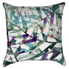 Small Tropical Watercolor Palm Leaves Throw Pillow