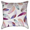 Small Pastel Pink and Magenta Feathers Throw Pillow