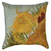 Small Vincent Van Gogh - Sunflowers Throw Pillow