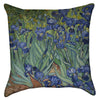 Small Vincent Van Gogh - Irises Floral Throw Pillow