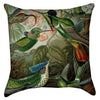 Small Perched Humming Birds Throw Pillow