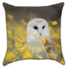 Small Barn Owl Throw Pillow