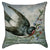 Vintage Flying Sparrow Throw Pillow