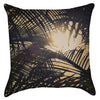 Small Sunny California Palm Leaves Throw Pillow