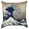 Small Hokusai The Great Wave off Kanagawa Throw Pillow