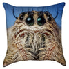 Small Little Spider Bug-Eyed Creep Throw Pillow