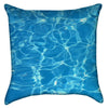 Small Perfect Blue Pool Water Throw Pillow