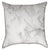 White and Grey Marble Throw Pillow
