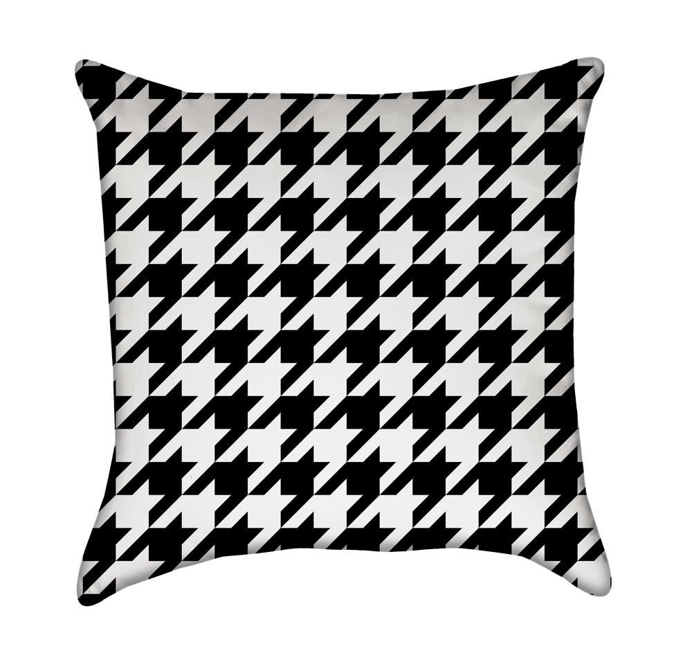 Houndstooth Throw Pillow