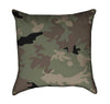 Green Military Camouflage Throw Pillow