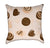 Sweet Chocolate Treats on Pink Candy Throw Pillow