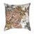 Salmon Roses And Peach Forget-Me-Not Victorian Floral Throw Pillow