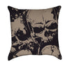 Grunge Skull Pile Throw Pillow