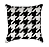 Chunky Houndsooth Pattern Throw Pillow