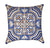 Fine China Blue and Yellow Kitchen Tile Throw Pillow