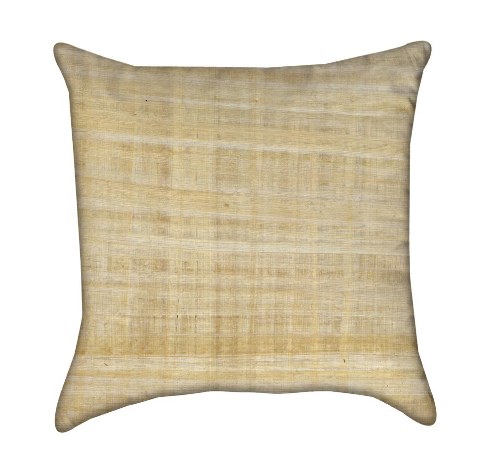 Light Papyrus Crème Color Throw Pillow