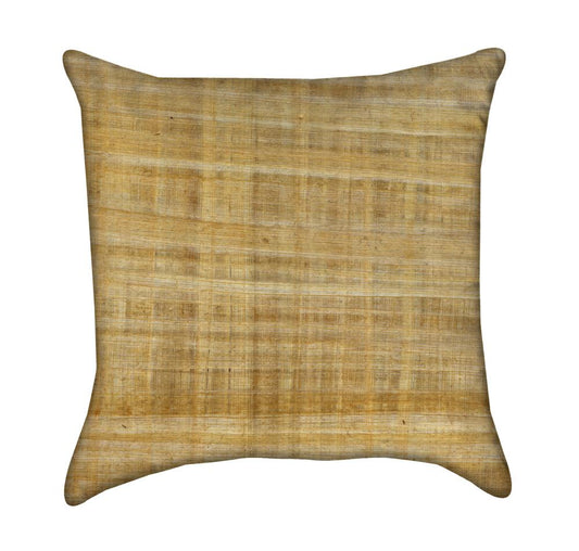 Medium Papyrus Tan Color Throw Pillow