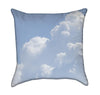 Cloudy Blue Sky Throw Pillow