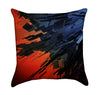 Abstract Red and Blue Painting Throw Pillow